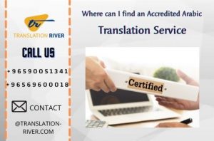 Where can I find an Accredited Arabic Translation Service -translation-river.com